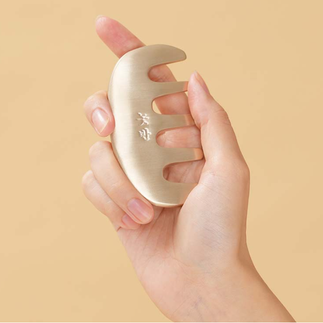 Bronze Scalp Gua Sha Comb